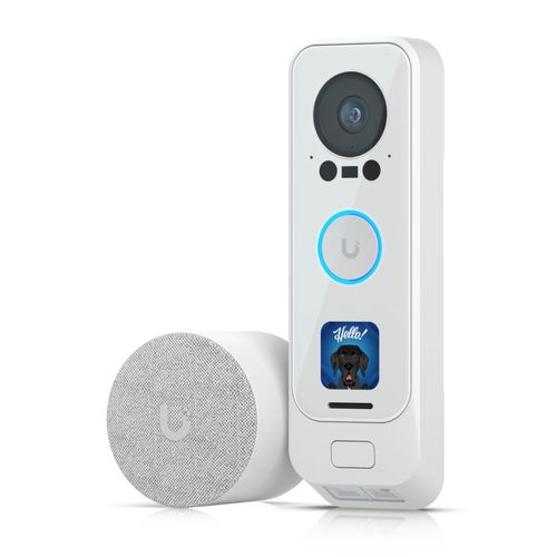 Ubiquiti UVC-G4 Doorbell Pro PoE Kit | Wideodoorbell + chime | White, UBIQUITI UVC-G4DOORBELLPROPOEKIT-WHITE 0810084692660