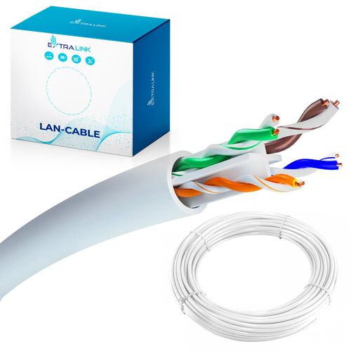 Extralink CAT6 UTP (U/UTP) Indoor | Twisted pair | 50M, EXTRALINK EX.32358 5906168632358