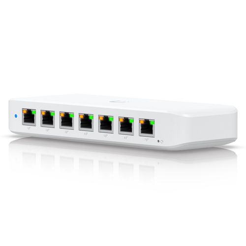 Ubiquiti USW-Ultra-210W-EU | Switch | 8x RJ45 1000Mb/s PoE+, PoE++ Input, 210W, power adapter included, UBIQUITI USW-ULTRA-210W-EU 0810084693735