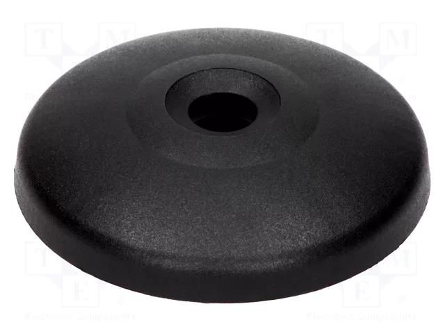 Foot; Base dia: 59mm; polyamide; H: 18mm; Pivot Feet FATH FA-098A060K