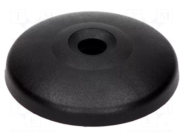 Foot; Base dia: 79mm; polyamide; H: 18mm; Pivot Feet FATH FA-098A080K