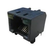 RJ45 CONNECTOR, JACK, 8P8C, 2 PORT, TH RJHSE508002