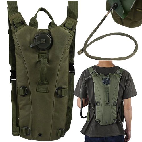 Extralink Military Hydration Backpack 3L - Mountain Biking Rucksack with Water Bladder, EXTRALINK EX.36912 5906168636912