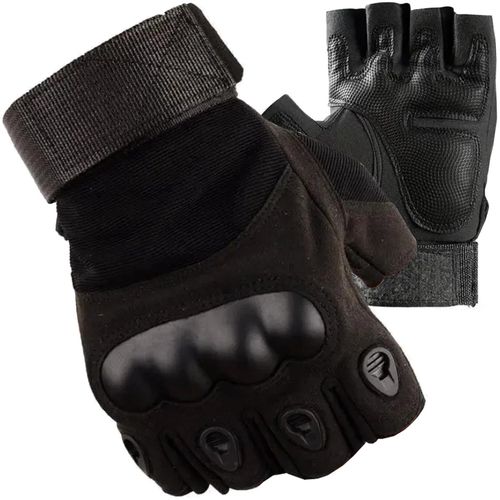 EXTRALINK MILITARY RĘKAWICE TAKTYCZNE BOJOWE SURVIVAL BEZ PALCÓW MILITARNE L MIL-693, EXTRALINK EX.37186 5906168637186