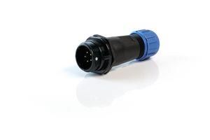 CIRCULAR CONNECTOR, 7POS, RCPT, SOLDER MP002523