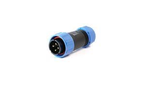 CIRCULAR CONNECTOR, 4POS, PLUG, SCREW MP002662