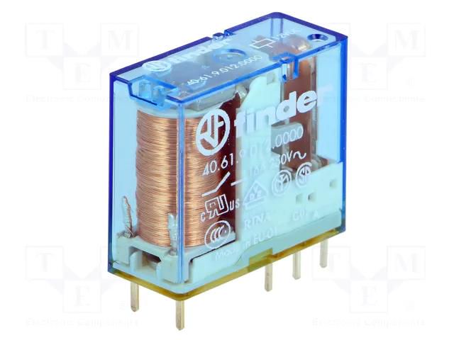 Relay: electromagnetic; SPDT; Ucoil: 12VDC; Icontacts max: 30A FINDER 40.61.9.012.000