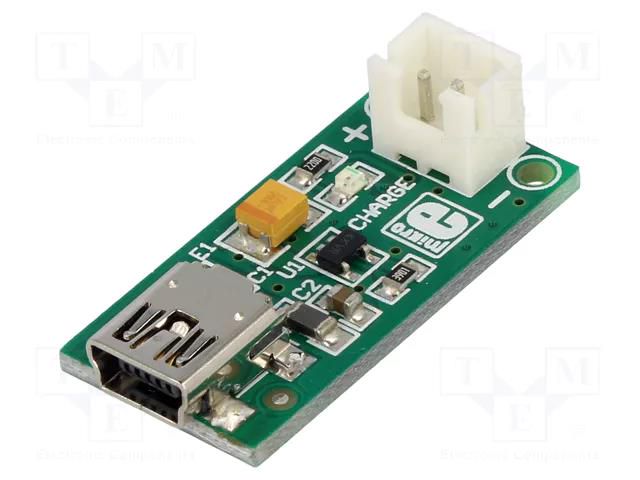 Multiadapter; Comp: MCP73832; prototype board; 500mA; 4.2VDC MIKROE MIKROE-710