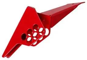 BALL VALVE LOCKOUT, RED, STEEL BALL VALVE LOCKOUT DEVICE 3/8"