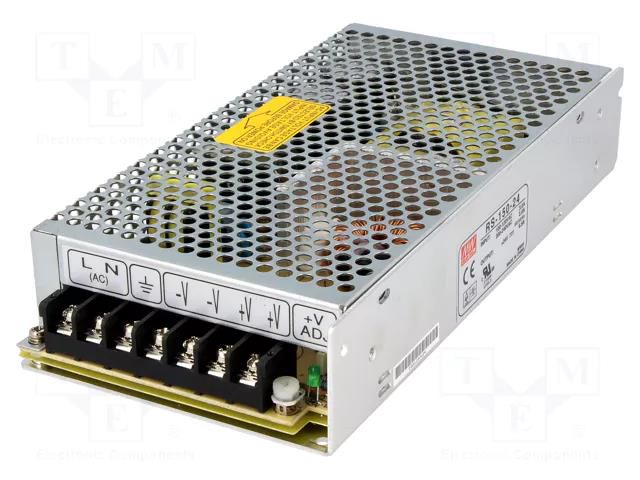 Power supply: switching; for building in,modular; 150W; 24VDC MEAN WELL RS-150-24