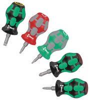 STUBBY SCREWDRIVER SET, 5PC STUBBY SET 3