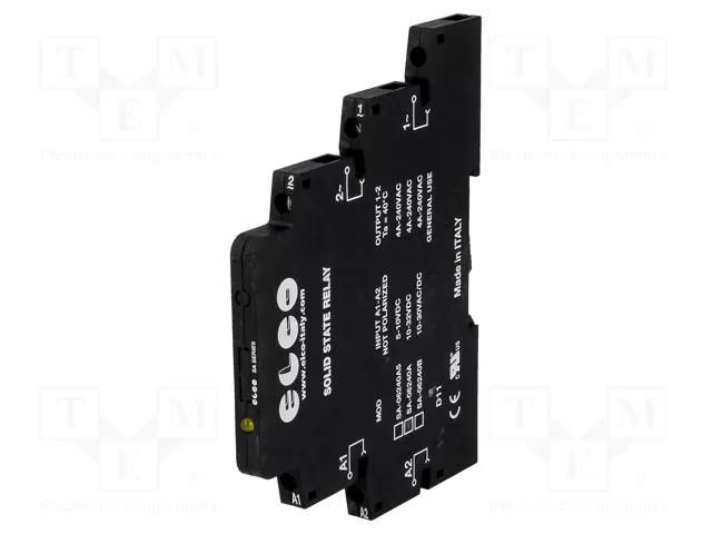 Relay: interface; SPST-NO; Ucntrl: 10÷32VDC; 6A; SA ELCO SRL SA-06240A