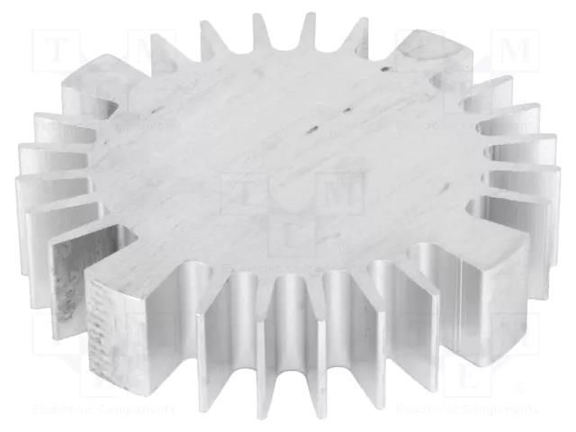 Heatsink; LED; Ø: 70mm; H: 15mm FISCHER ELEKTRONIK SK57015AL