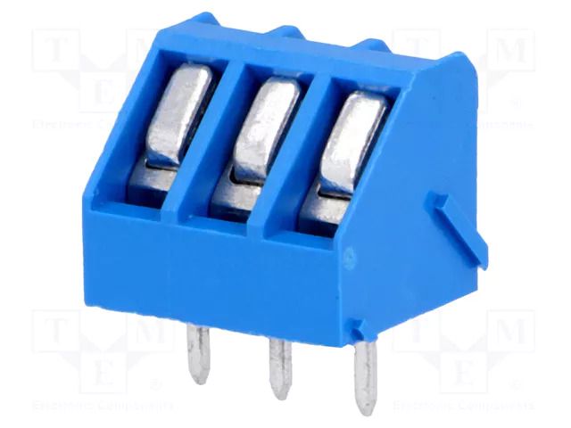 Connector: PCB terminal block; terminal; 16A; 250V; angled 45° NINIGI TB-5.0-K45-3/BL