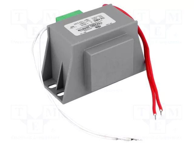 Transformer: mains; 30VA; 230VAC; 12V; 2.5A; Leads: cables; 200mm INDEL TSZZBD30/001M
