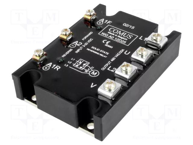 Relay: solid state; 25A; Uswitch: 48÷480VAC; 3-phase,reversing COMUS WGA0-12D25