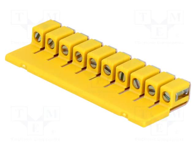 Screw bridge; ways: 10 WEIDMÜLLER WQV2.5/10