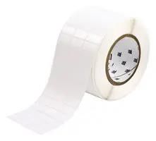 LABEL, POLYESTER, WHITE, 12.7MM X 25.4MM THT-5-423-10