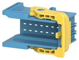 CARRIER, PBT GF, BLUE, RCPT HOUSING 1-1718484-3