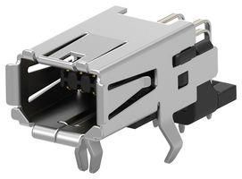 MODULAR CONN, R/A RJ45 JACK, 8P8C, CAT5E 1-2040537-1