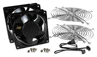 AUDIO/VISUAL CABINET FAN KIT, 116CFM AVFK2AC120