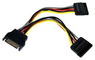 CABLE,SATA POWER Y SPLITTER, MALE-FEM 6 PYO2SATA