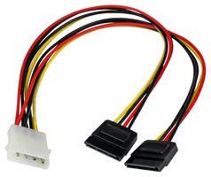 CABLE, LP4 MOLEX-2X SATA POWER CABLE PYO2LP4SATA