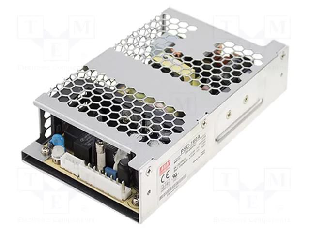 Power supply: buffer; modular,open; 160W; 127÷370VDC; 90÷264VAC MEAN WELL PSC-160B-C