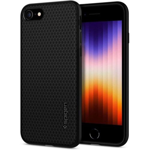 Spigen Liquid Air Case for iPhone 7 / 8 / SE 2020 / SE 2022 - Black, Spigen 8809466646270 8809466646270