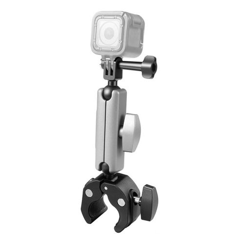 PULUZ motorcycle mount for sports cameras (DJI, GoPro, Insta360) (black), Puluz PU867B