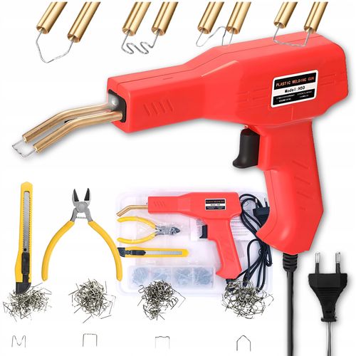 EXTRALINK LUTOWNICA SPAWARKA DO PLASTIKU + 200 ZSZYWEK ZESTAW, EXTRALINK EX.28457 5907207228457
