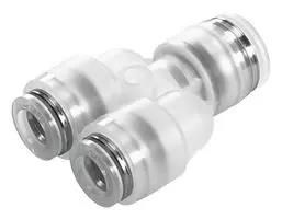 PUSH-IN Y-FITTING, 6MM, 10BAR NPQP-Y-Q6-Q4-FD-P10