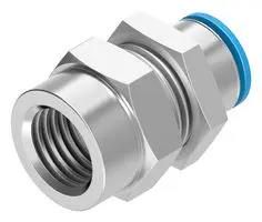 PUSH-IN BULKHEAD FITTING, 12MM, G1/2 QSSF-1/2-12-B