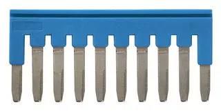 SHORT BAR, 10POLE, 5.2MM, BLUE XW5S-P2.5-10BL