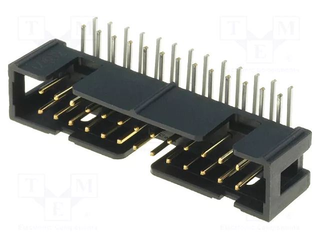 Connector: IDC; socket; male; PIN: 26; 2500; angled 90°; 2A; THT; 2x13 3M N2526-5002RB
