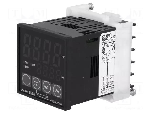 Module: regulator; temperature; SSR; OUT 2: SPST-NO; on panel; E5CB OMRON E5CB-Q1TC