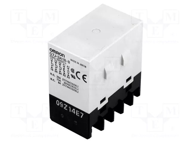 Relay: electromagnetic; 3PST-NO + SPST-NC; Ucoil: 24VDC; 25A; G7J OMRON G7J-3A1B-B-24DC