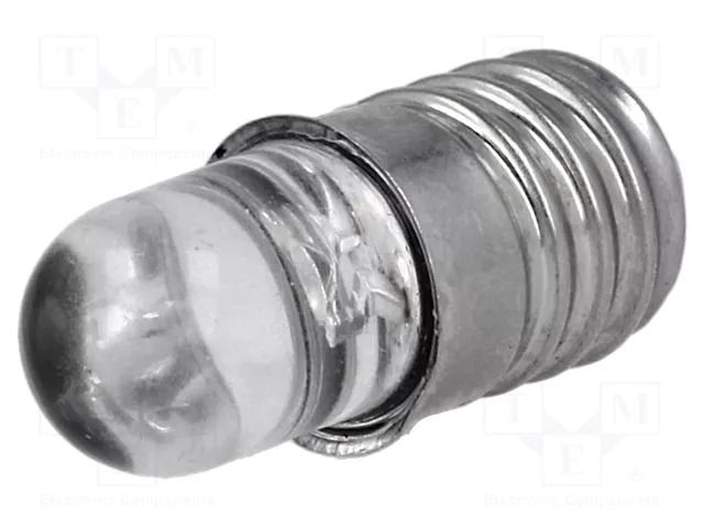 LED lamp; yellow; E10; 12VDC; 90mW; 30° OPTOSUPPLY OBDX-Y5CA8B31F