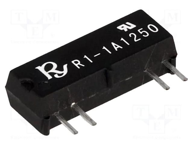 Relay: reed switch; SPST-NO; Ucoil: 12VDC; 1A; max.250VDC; 10VA Recoy/RAYEX ELECTRONICS R1-1A1250