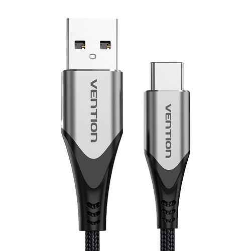 USB 2.0 A to USB-C 3A cable 0.5m Vention CODHD gray, Vention CODHD