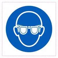 MANDATORY SAFETY SIGN, PVC, 100 X 100MM MP009777