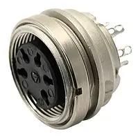 CIRCULAR CONNECTOR, RECEPTACLE, 4 POSITION, PANEL T 3303 100