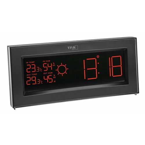 Wireless Weather Station "Coloris" with Outdoor Temperature, Humidity Transmitter TFA/35114701IT 4009816031631