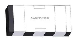 CERAMIC RESONATOR, 4MHZ, SMD AWSCR-4.00CRLB-C15-T3