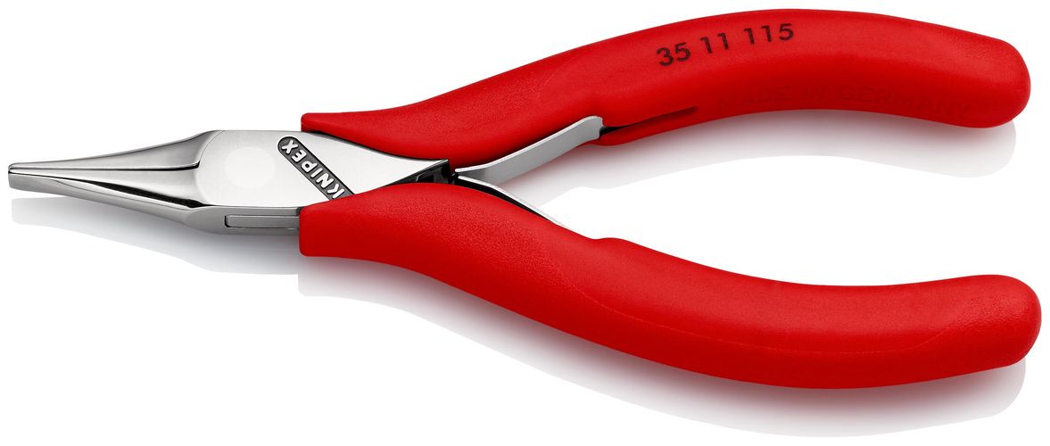 KNIPEX 35 11 115 Electronics Pliers with box joint with non-slip plastic grips 115 mm 35 11 115 4003773016694