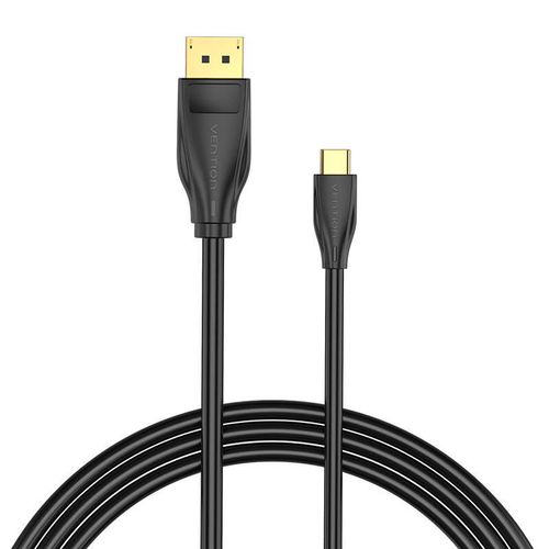 USB-C to DisplayPort 1.4 Cable Vention CGYBH, 2m, 8K 60Hz/4K 120Hz (black), Vention CGYBH