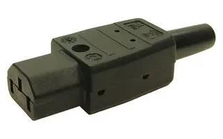 IEC POWER CONN, RCPT, 10A, 250V, CABLE CL1918