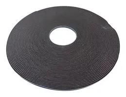 FOAM TAPE, PVC, 25MM X 12M, BLACK/GREY MP005144