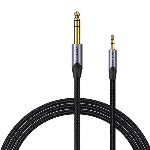 Cable Audio 3.5mm TRS to 6.35mm Vention BAUHF 1m Gray, Vention BAUHF