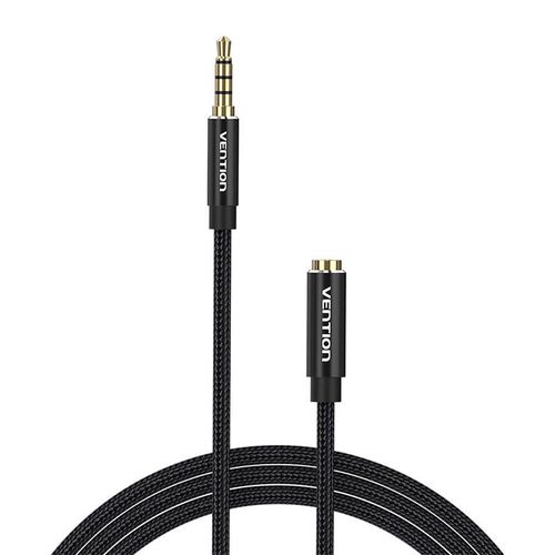 Cable Audio TRRS 3.5mm Male to 3.5mm Female Vention BHCBJ 5m Black, Vention BHCBJ